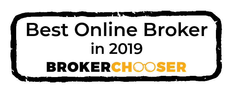 BrokerChooser 2019 Best Online Broker award